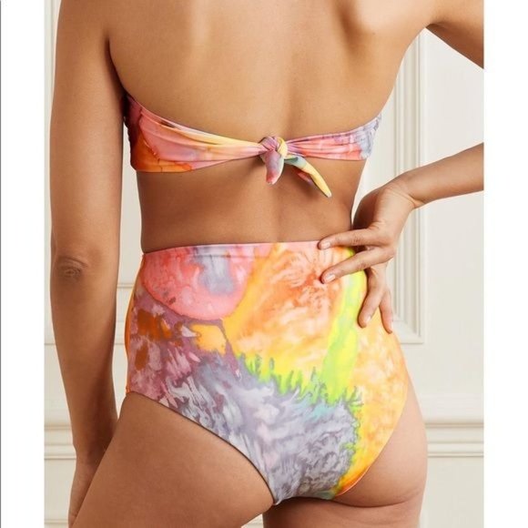 MARA HOFFMAN + NET SUSTAIN Lydia Tie Dyed Recycled Bikini Briefs - Picture 7 of 10